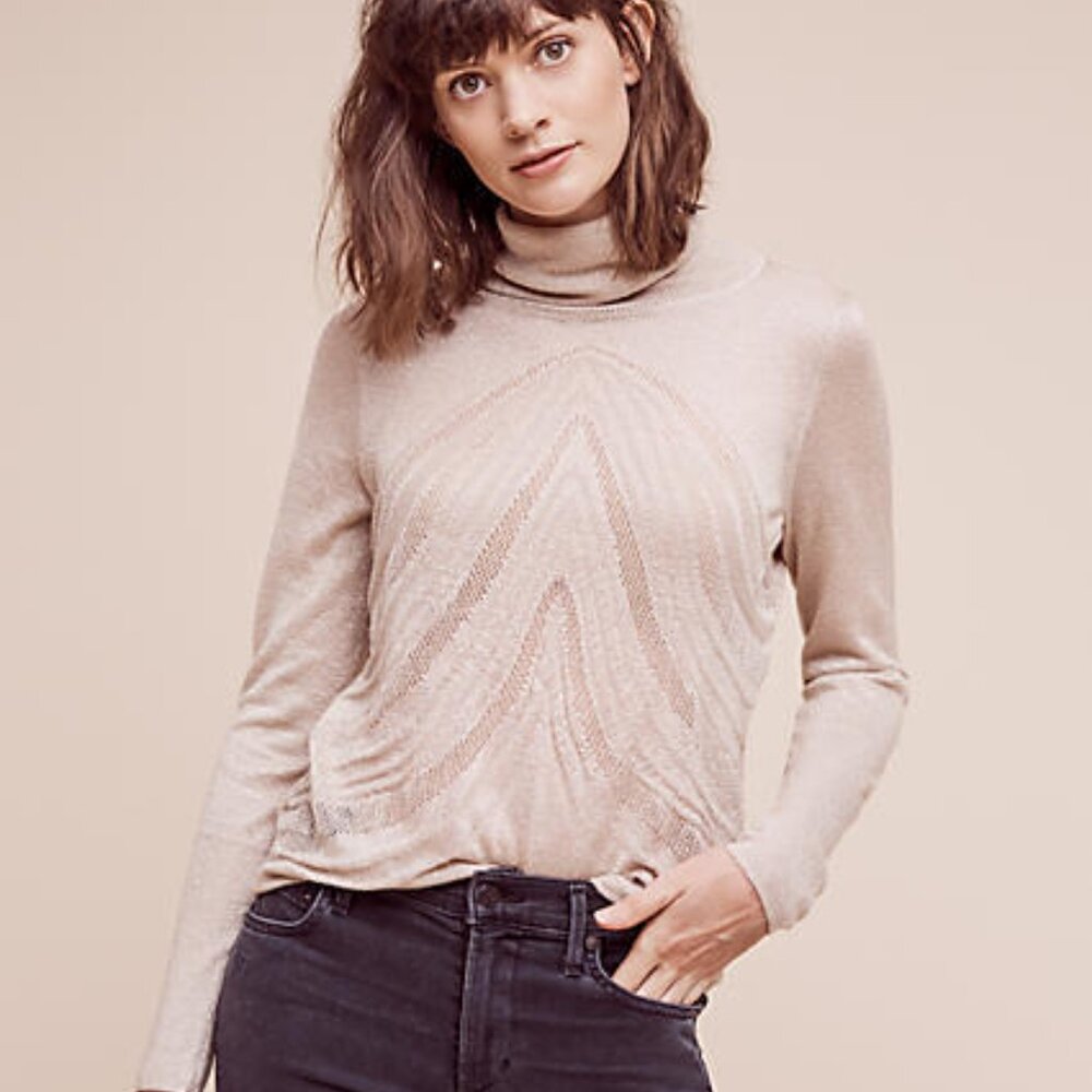 Anthropologie Angel of the North Savine Turtleneck